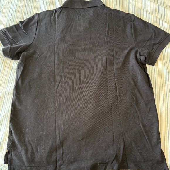 Men's XXL Black Cotton Polo Shirt NWT - Picture 2 of 3